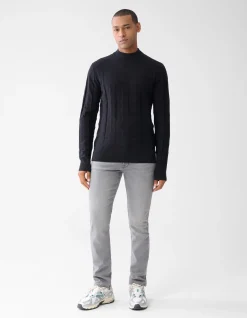 Pied De Poule Trui Zwart