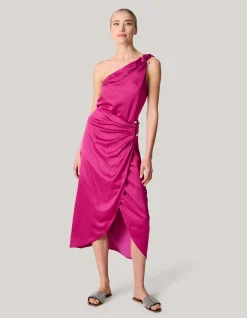 Pierced Satijnen Rok Roze