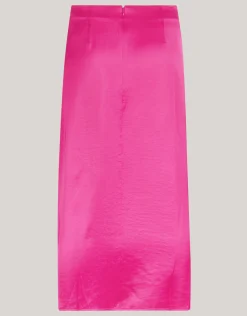 Pierced Satijnen Rok Roze