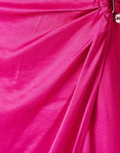 Pierced Satijnen Rok Roze