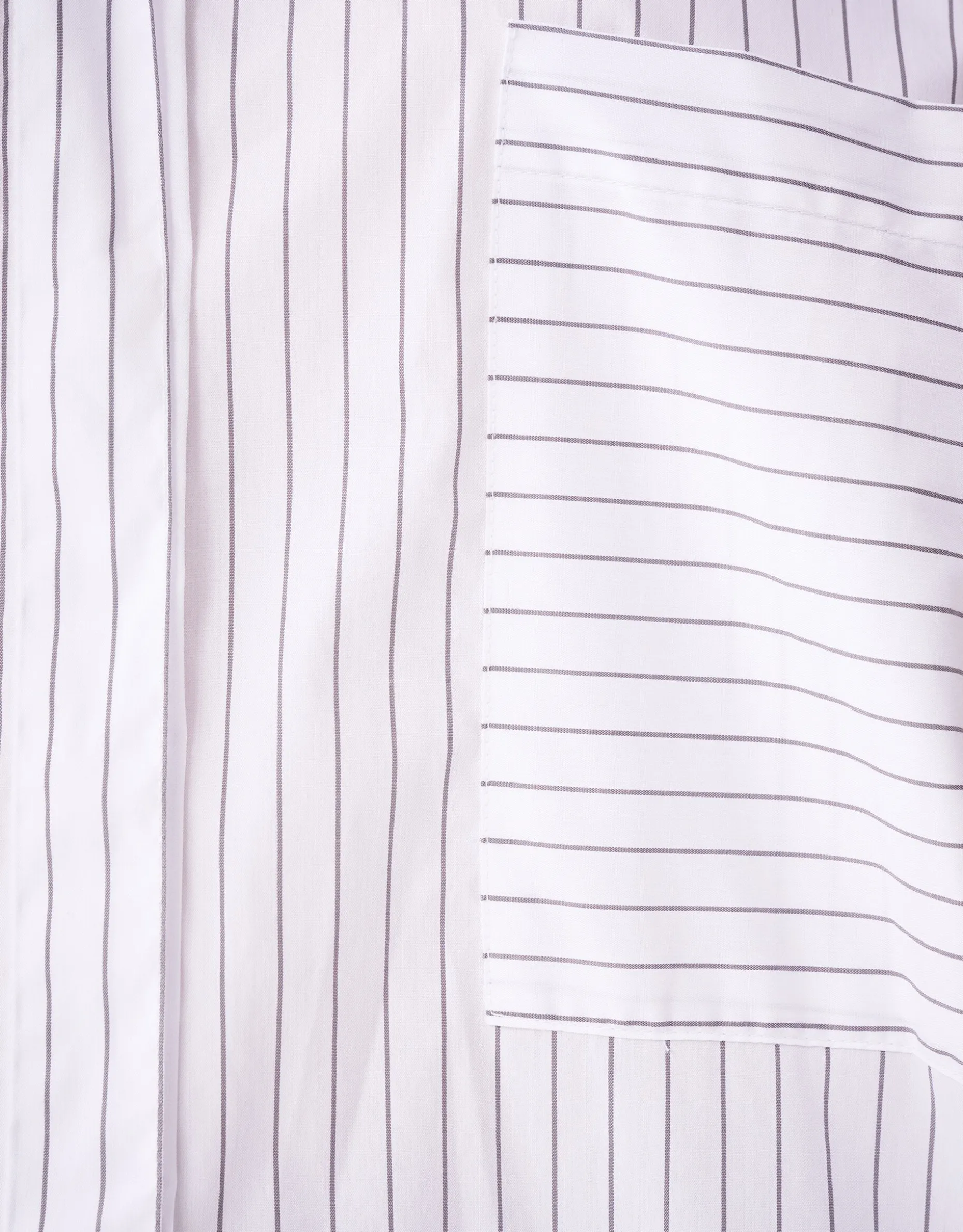 Pinstripe Blouse Wit By Lonneke