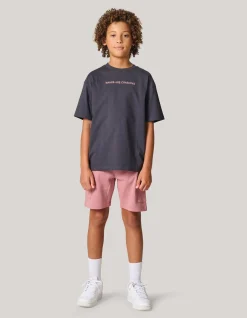 Pique Cargo Short Donkerroze