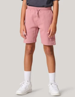 Pique Cargo Short Donkerroze