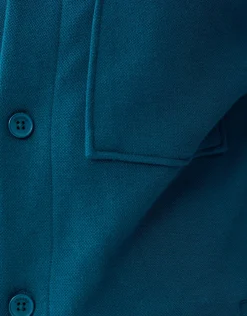 Pique Overshirt Donkergroen