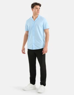 Pique Shirt Lichtblauw