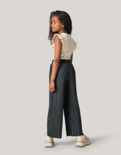 Plissé Broek Donkergrijs