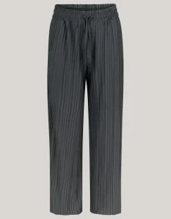 Plissé Broek Donkergrijs
