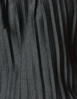 Plissé Broek Donkergrijs