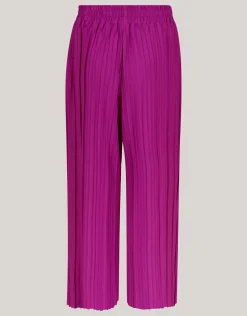 Plissé Broek Paars