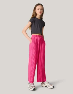 Plissé Broek Roze