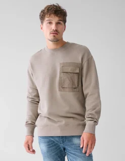 Pocket Sweater Lichtbruin