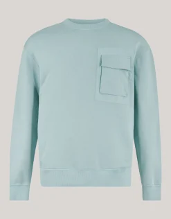 Pocket Sweater Lichtgroen