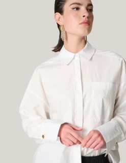 Poplin Blouse Wit