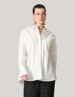 Poplin Blouse Wit