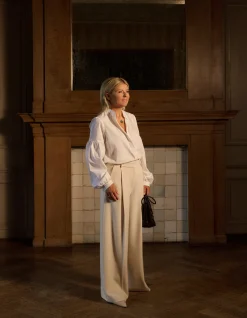 Poplin Blouse Wit By Lonneke