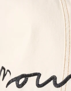 Printed Denim Jack Gebroken Wit