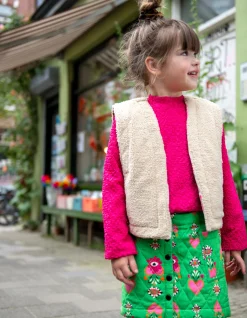 Printed Gilet Roze By Lizzy