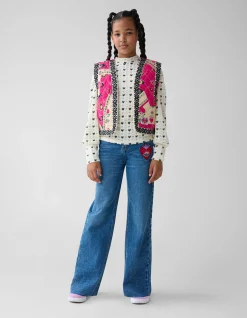 Printed Gilet Roze By Lizzy