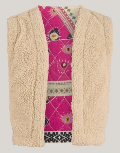 Printed Gilet Roze By Lizzy