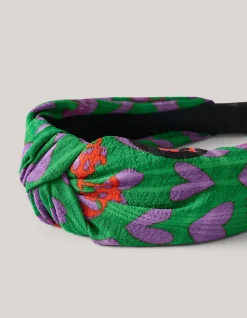 Printed Haarband Groen