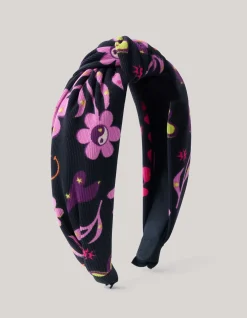 Printed Haarband Paars