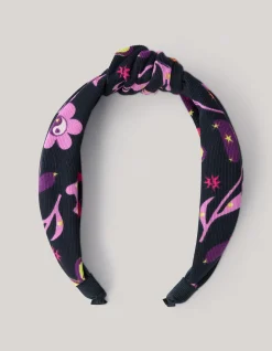 Printed Haarband Paars