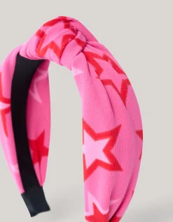 Printed Haarband Roze