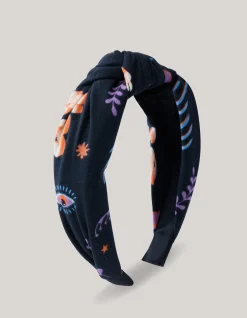 Printed Haarband Zwart