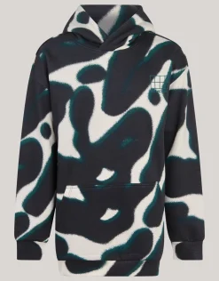 Printed Hoodie Zwart