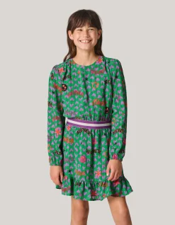 Printed Jurk Groen