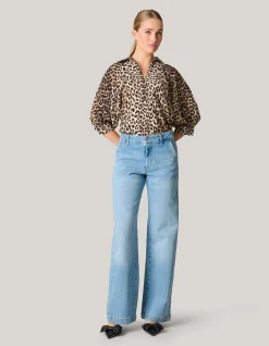 Printed Leopard Blouse