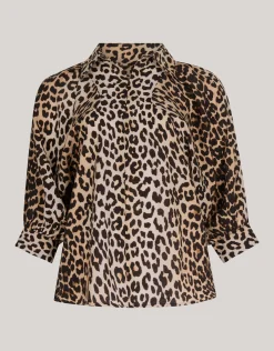 Printed Leopard Blouse