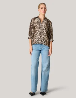 Printed Leopard Blouse