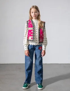 Printed Longsleeve Wit By Lizzy