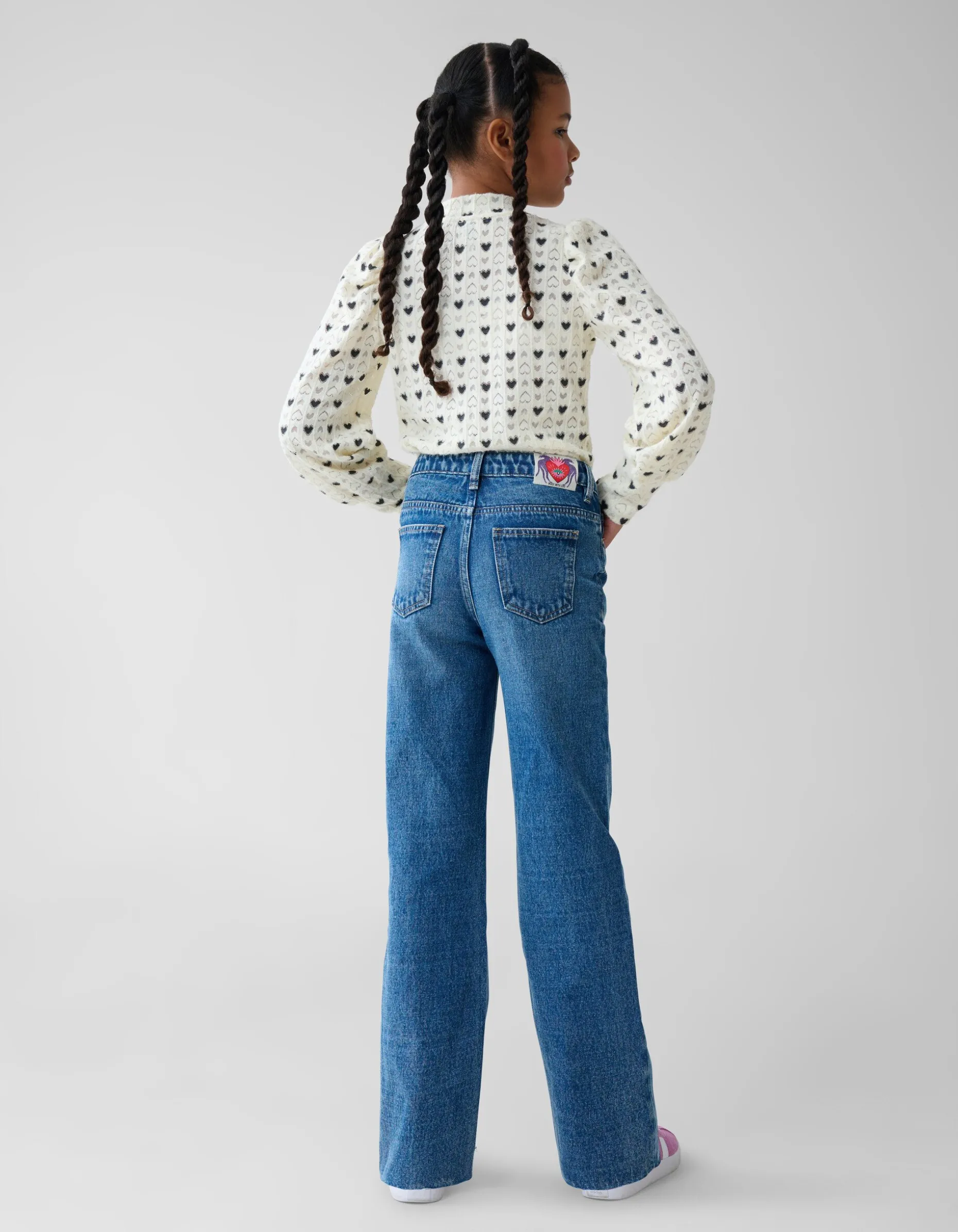 Printed Longsleeve Wit By Lizzy