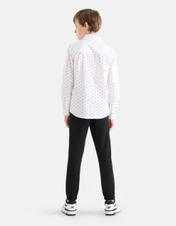 Printed Overhemd Wit