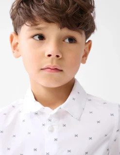 Printed Overhemd Wit