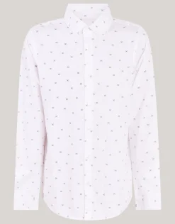 Printed Overhemd Wit