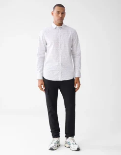 Printed Overhemd Wit