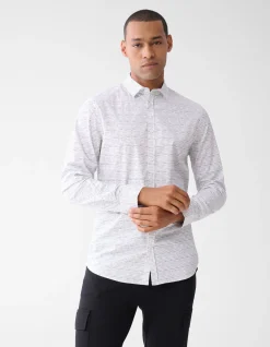 Printed Overhemd Wit