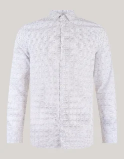 Printed Overhemd Wit