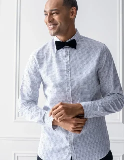 Printed Overhemd Wit