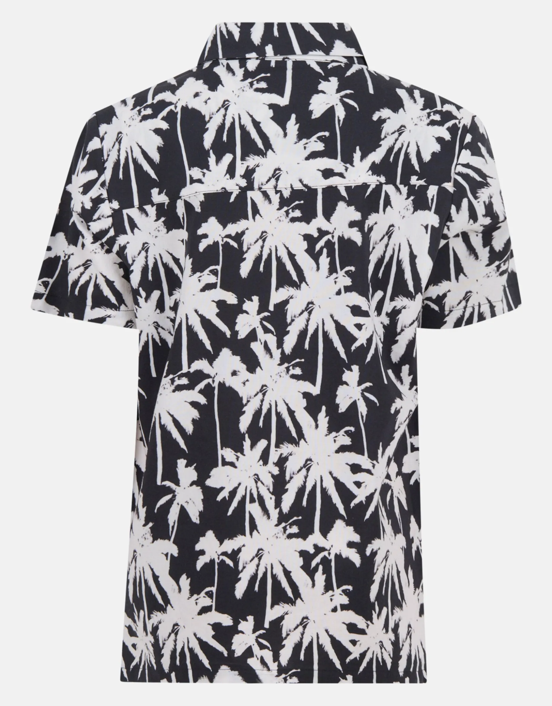 Printed Overhemd Zwart/Wit