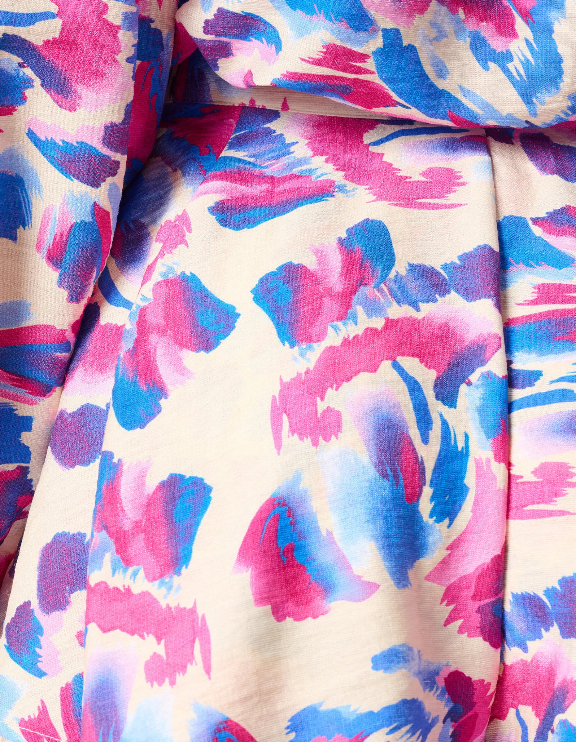 Printed Short Gebroken Wit