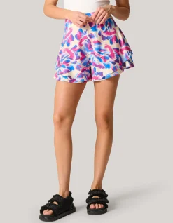 Printed Short Gebroken Wit