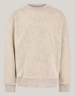 Printed Sweater Beige