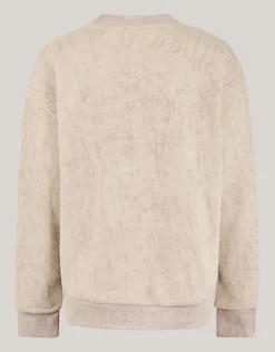 Printed Sweater Beige