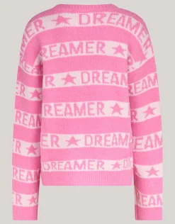 Printed Trui Lichtroze