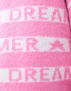 Printed Trui Lichtroze