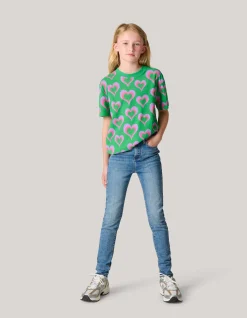 Printed T-shirt Groen